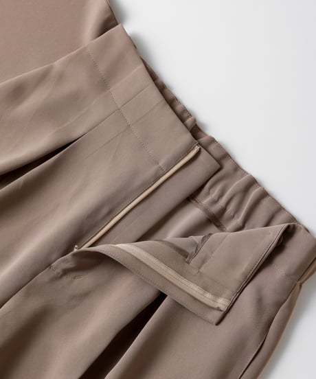 wrap wide pants  [mocha]