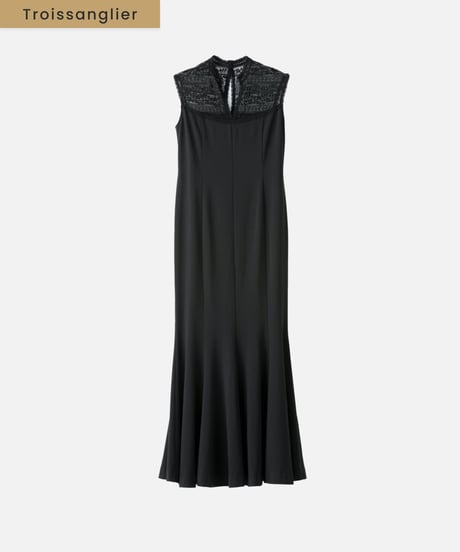 mermaid occasion dress  [black]