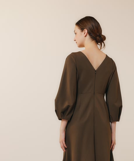 cachecoeur dress  [brown]