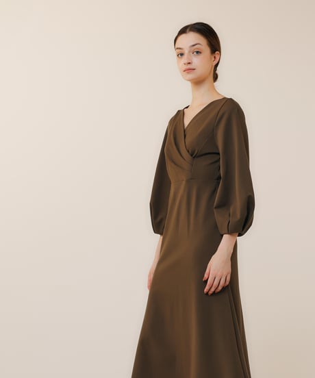 cachecoeur dress  [brown]