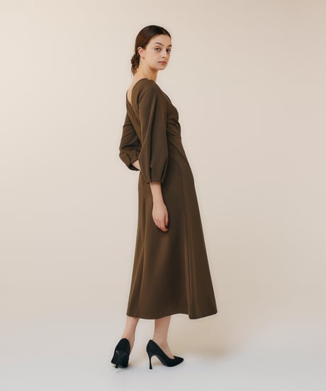 cachecoeur dress  [brown]
