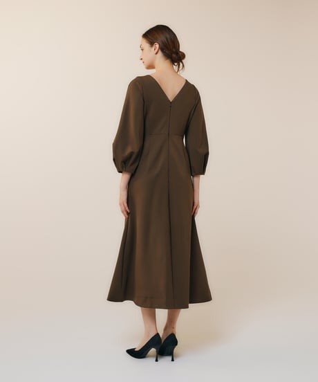 cachecoeur dress  [brown]
