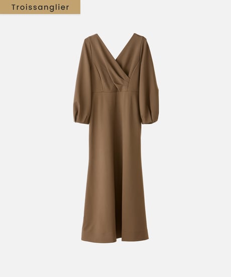 cachecoeur dress  [brown]