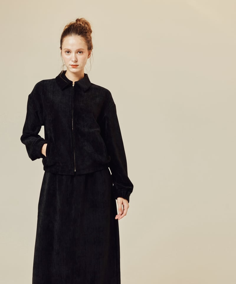 ベロアセットアップ [ブラック] | SLYPH official