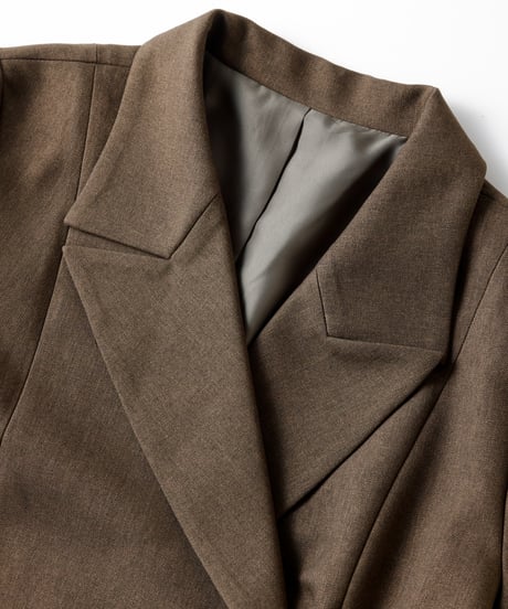 asymmetry coat  [khakibrown]