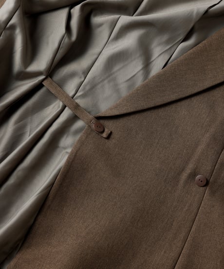 asymmetry coat  [black]