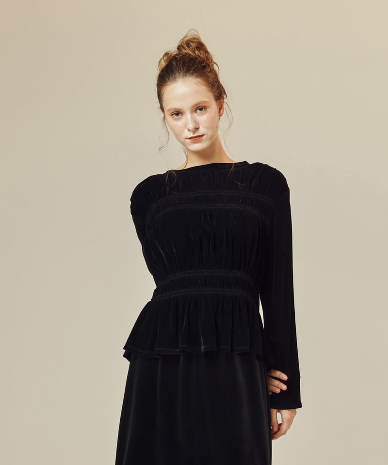 Heve velor bubbly BL ベロア バブリーブラウス へイヴ Heve velor bubbly BL ベロアバブリーブラウス へイヴ ヘイブ