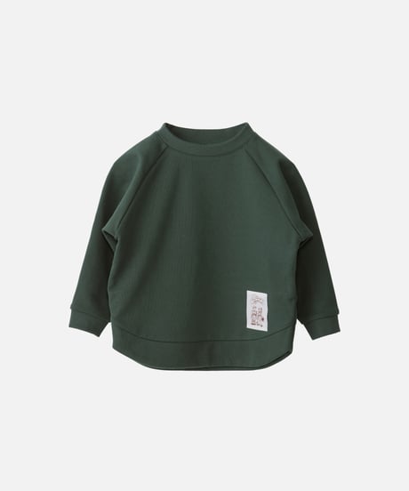 kids cotton sweat setup [forest green]