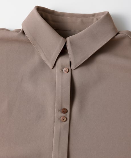button design shirt  [mocha]