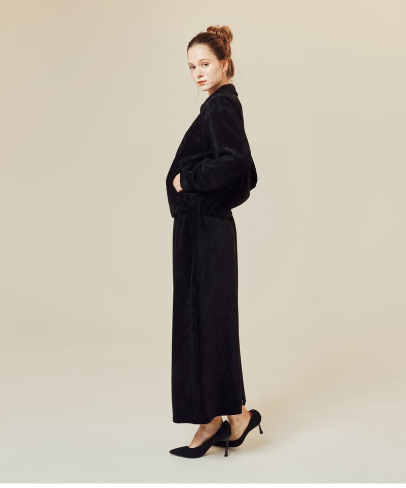 ベロアセットアップ [ブラック] | SLYPH official