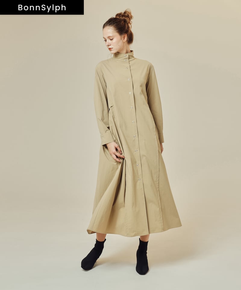 ロングドレスコート [ベージュ] | SLYPH official