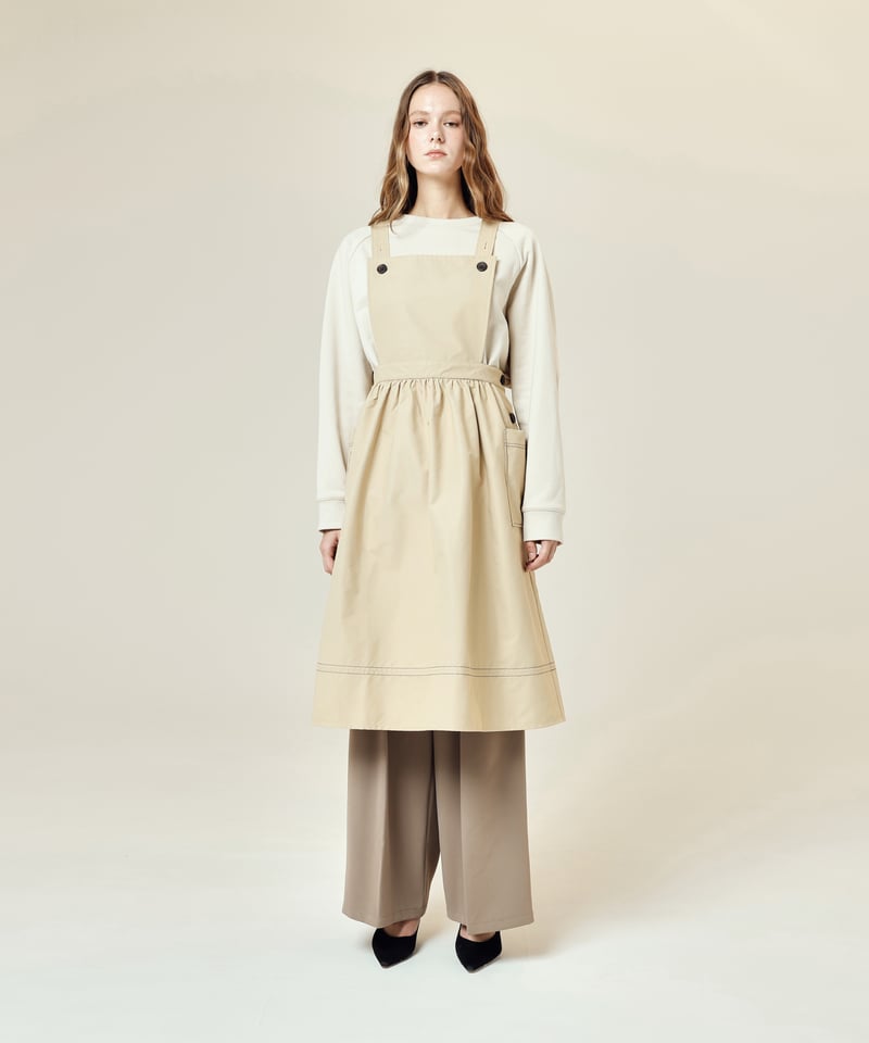 受注】apron [beige] | SLYPH official