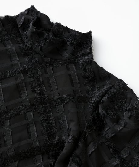 jacquard set up dress  [milkbeige]