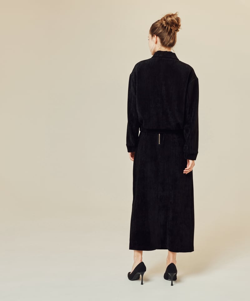 ベロアセットアップ [ブラック] | SLYPH official