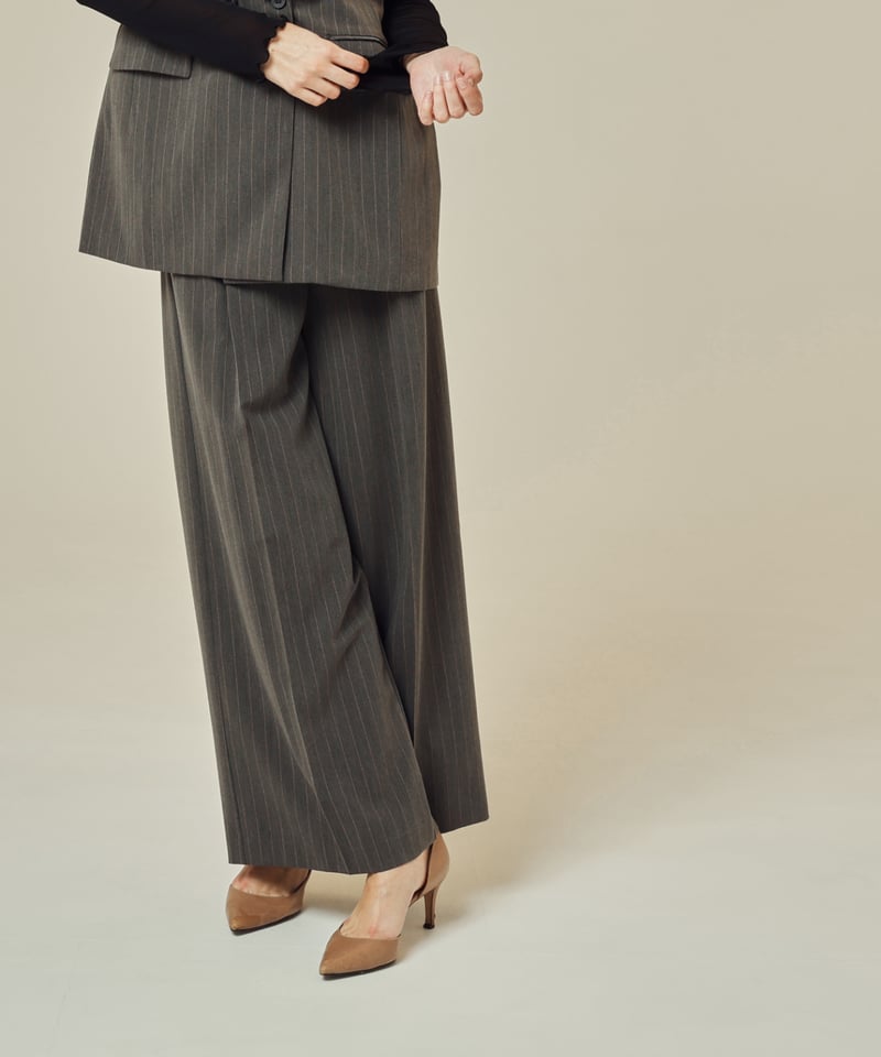 ストライプセットアップ [グレー] | SLYPH official