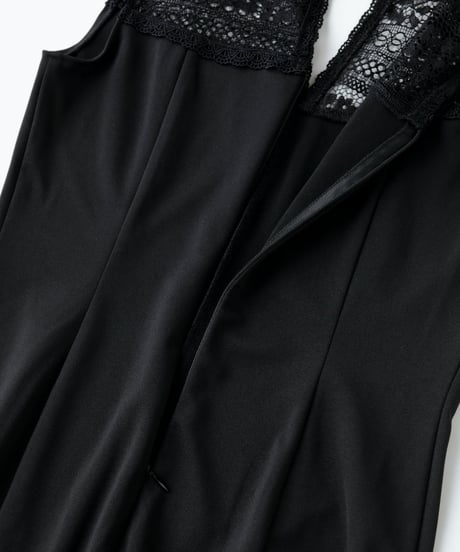 mermaid occasion dress  [black]