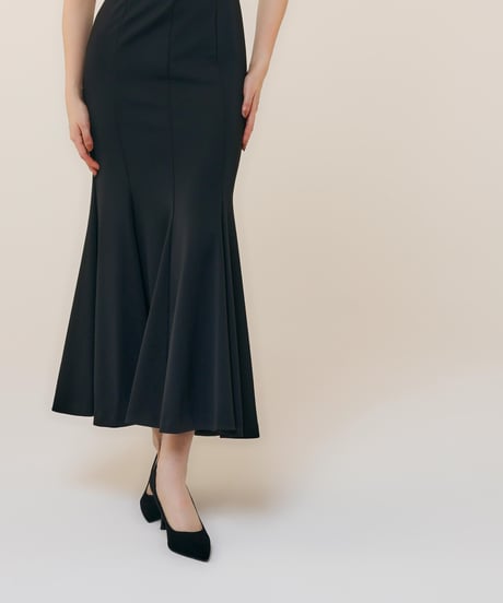 mermaid occasion dress  [black]
