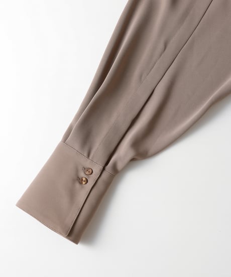 button design shirt  [mocha]