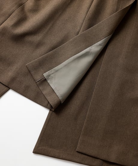 asymmetry coat  [black]