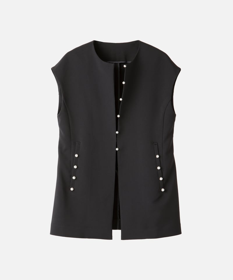 パールロングジレ [ネイビー] | SLYPH official