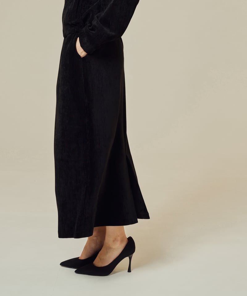 ベロアセットアップ [ブラック] | SLYPH official