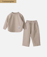 kids cotton sweat setup [oatmeal]