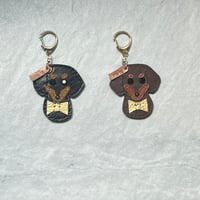 レザーキーホルダー