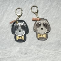 レザーキーホルダー