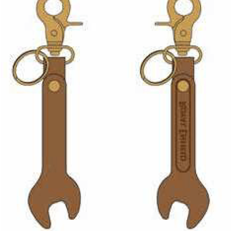 2点セット　リーナベル　バケットハット　キーホルダー Spanner Cutout Leather Keychain スパナカットアウトレザー