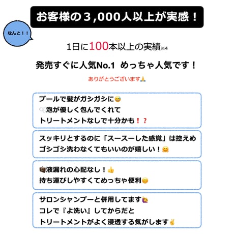SSS 炭酸シャンプー　170g