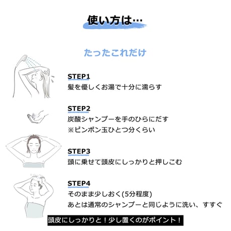 SSS 炭酸シャンプー　170g