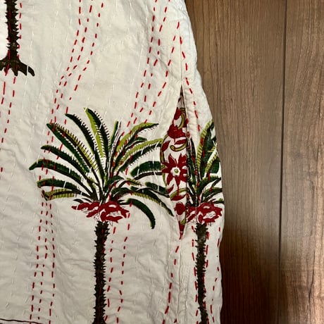 Palm Tree Emb ガウンジャケット
