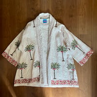 Palm Tree Emb ガウンジャケット