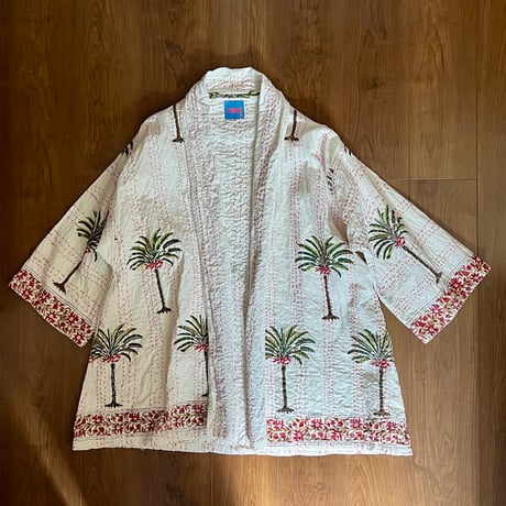 Palm Tree Emb ガウンジャケット