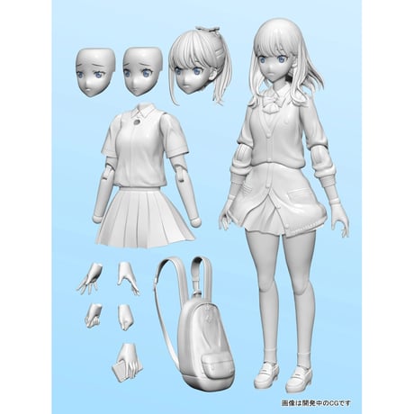 宝多六花 可動プラスチックモデルキット
