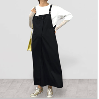 【QTUME】アシンメトリーキャミワンピース