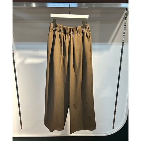 【QTUME】AIRUNOエアルノdry crape タックギャザーパンツ