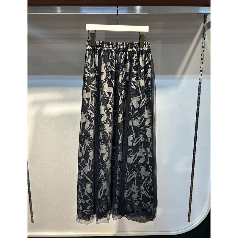 CYNICAL】フラワープリントチュールスカート | libre.selectshop.net