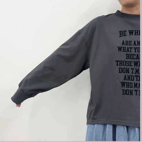 【CYNICAL】刺繍ロゴロンT