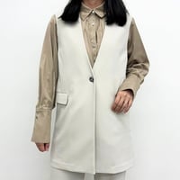 【CYNICAL】カットジョーゼットジレ