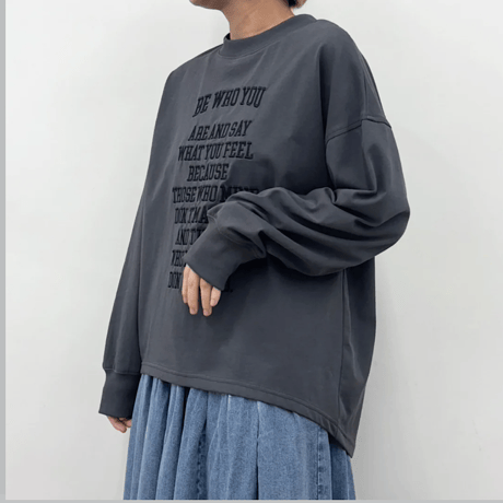【CYNICAL】刺繍ロゴロンT