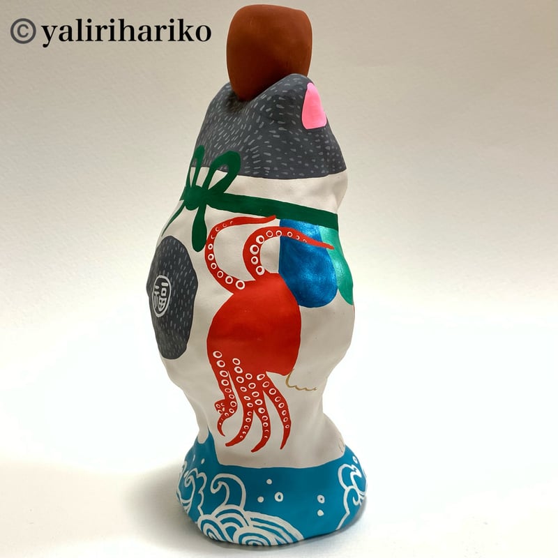 矢切はりこ ジャイアント 多幸(タコ)猫 宝壺 | 矢切はりこ