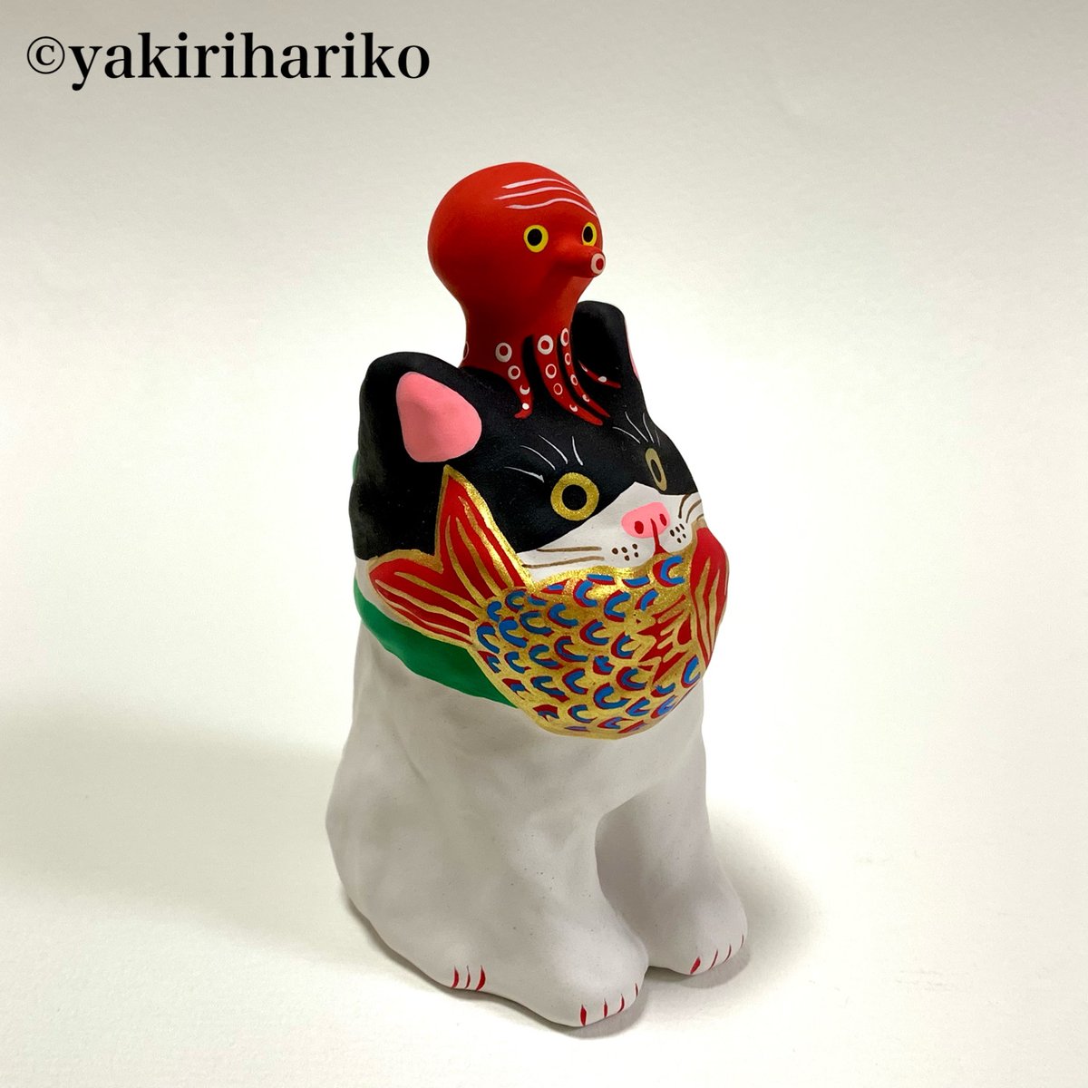 目出鯛猫 タコ(多幸)のせ ハチワレ(大) | 矢切はりこ