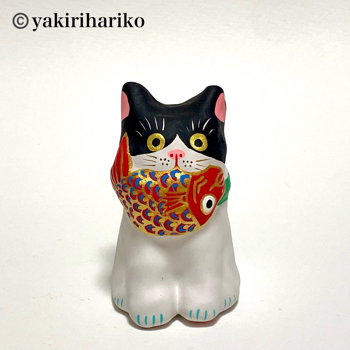 目出鯛猫 ハチワレ白黒(小) | 矢切はりこ