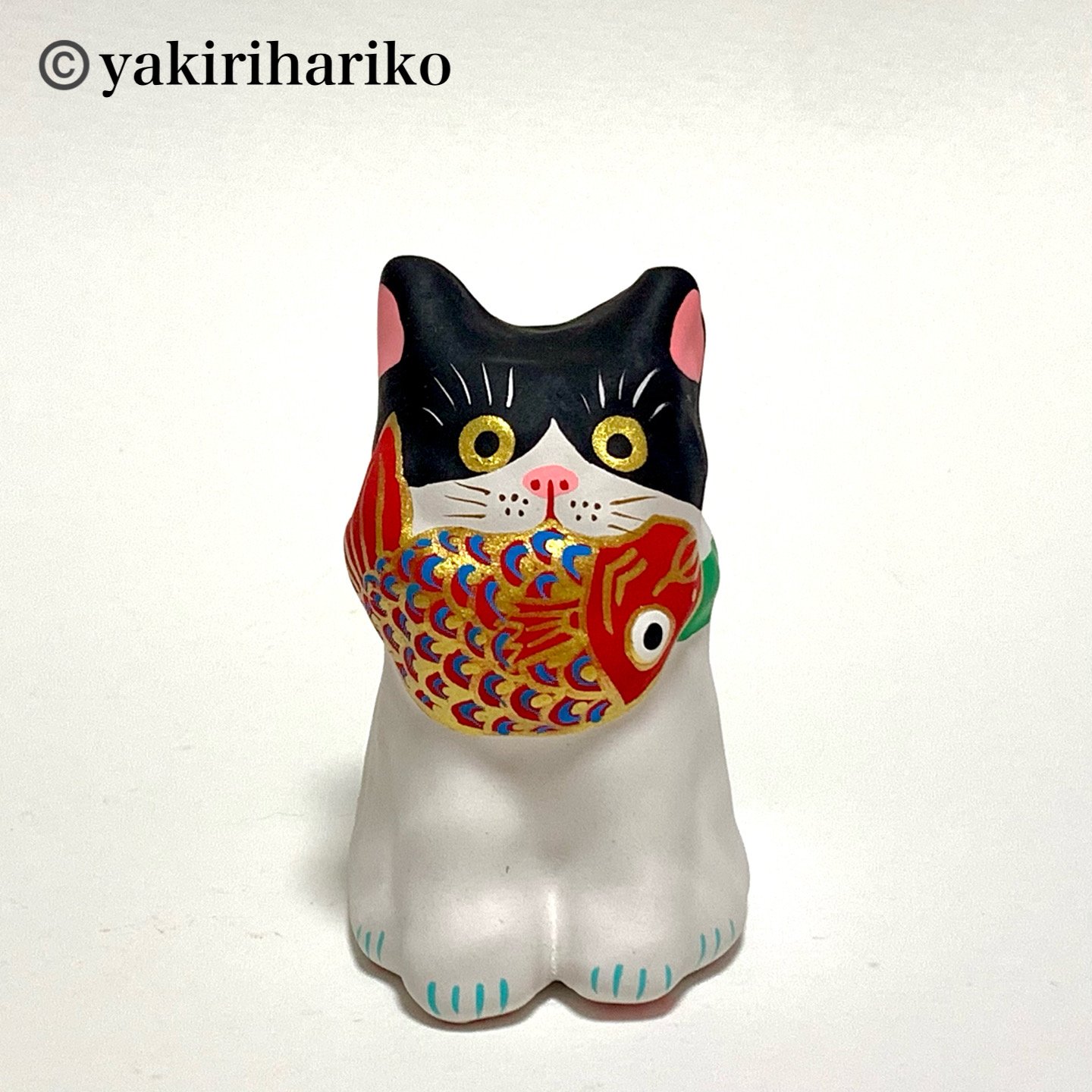 目出鯛猫 ハチワレ白黒(小) | 矢切はりこ