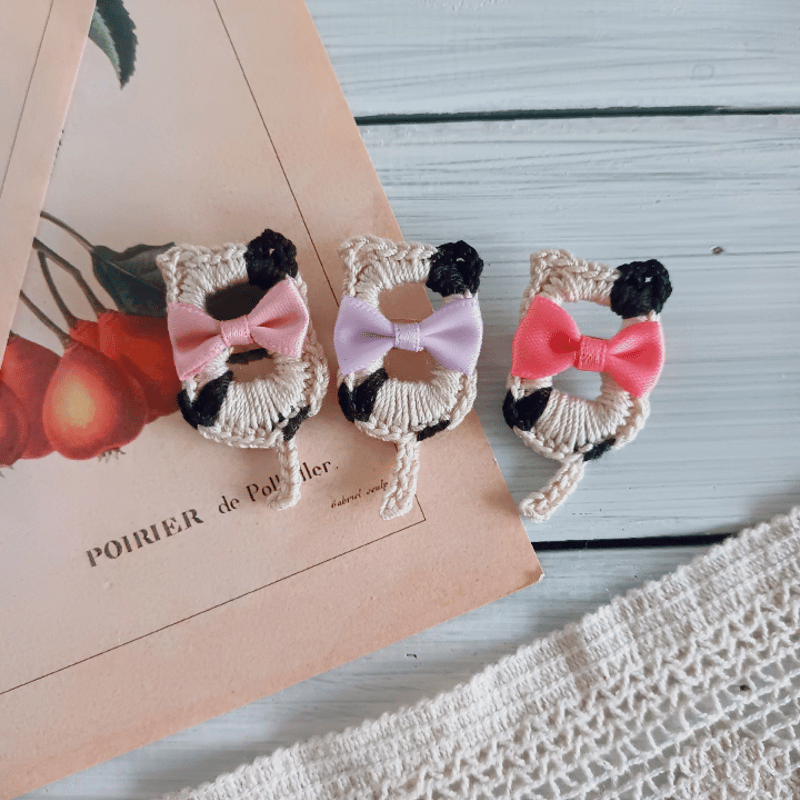 うしネコちゃんブローチ | annes_atelier