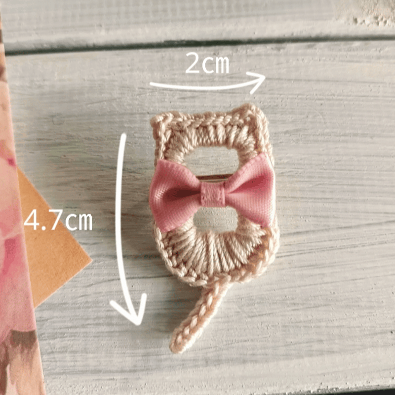 うしネコちゃんブローチ | annes_atelier