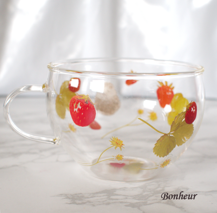 BoneChina27cmワイルドストロベリー5枚食器セット WILD STRAWBERRY