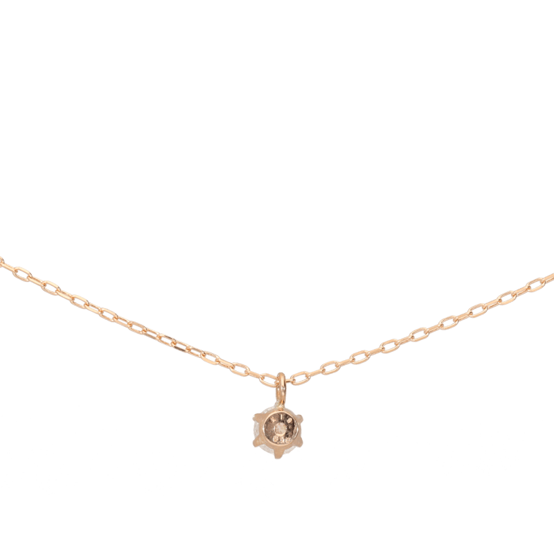 K18PGダイヤモンドネックレス 0.1ct | 宝石・時計 モンデン
