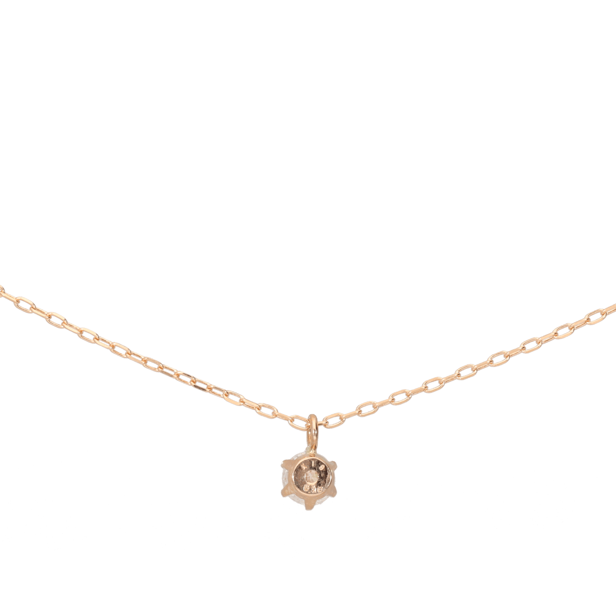 K18PGダイヤモンドネックレス 0.1ct | 宝石・時計 モンデン